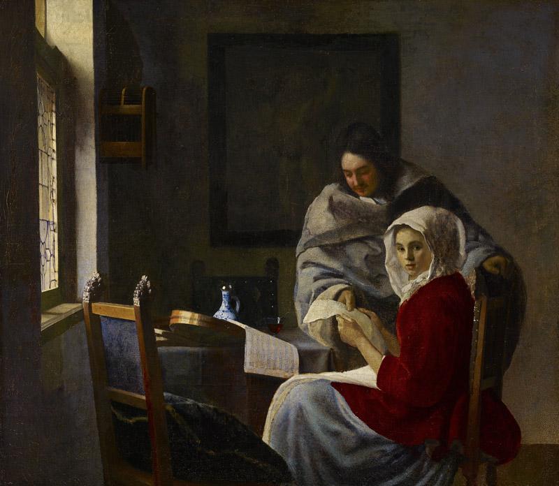 Johannes Vermeer - Girl Interrupted at Her Music, c. 1658-1659