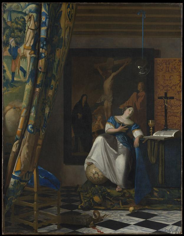Johannes Vermeer--Allegory of the Catholic Faith