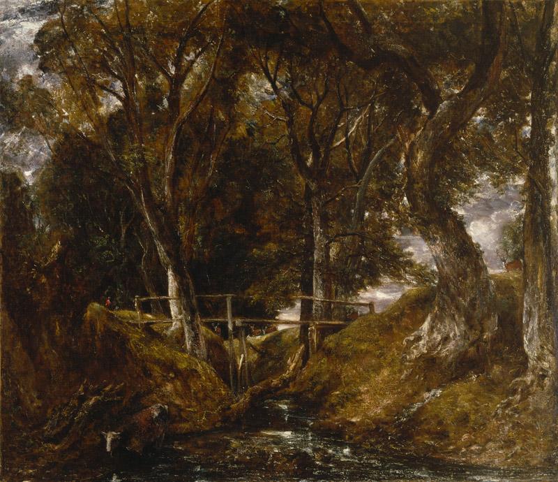 John Constable - The Dell at Helmingham Park, 1830