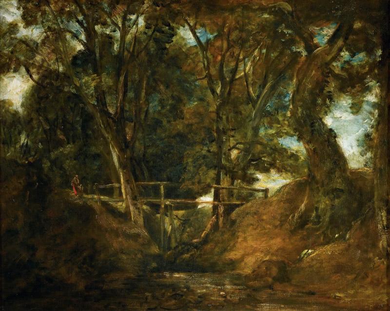 John Constable -- Helmingham Dell, Suffolk