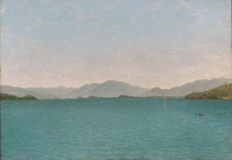 John Frederick Kensett--Lake George, Free Study