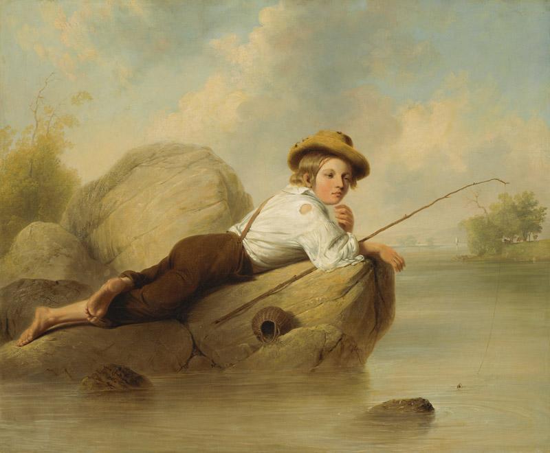John Gadsby Chapman - A Lazy Fisherman, 1844