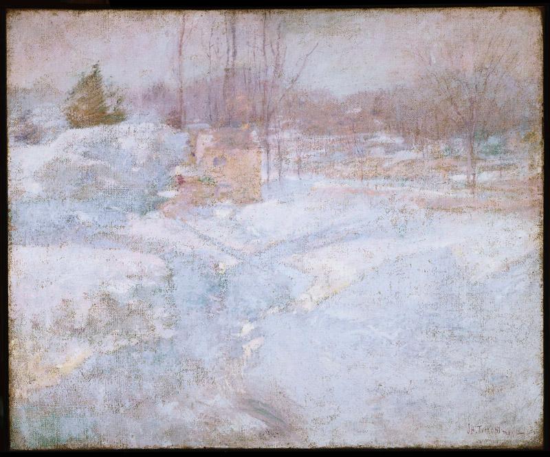 John Henry Twachtman (1853-1902)-Winter