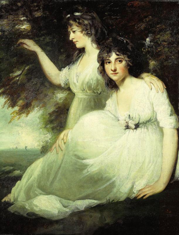 John Hoppner - The Ladies Sarah and Catherine Bligh, c.1790