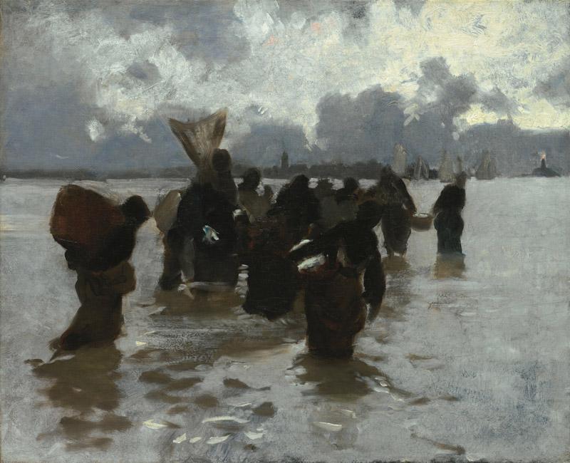 John Singer Sargent - Fisherwomen Returning, ca. 1877