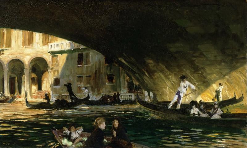 John Singer Sargent, American (active London, Florence, and Paris), 1856-1925 -- The Rialto, Venice