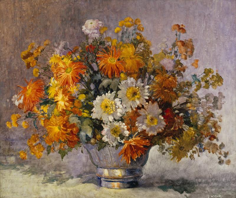 John William Orth - Chrysanthemums