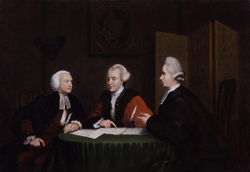 John Glynn, John Wilkes and John Horne Tooke by Richard Houston