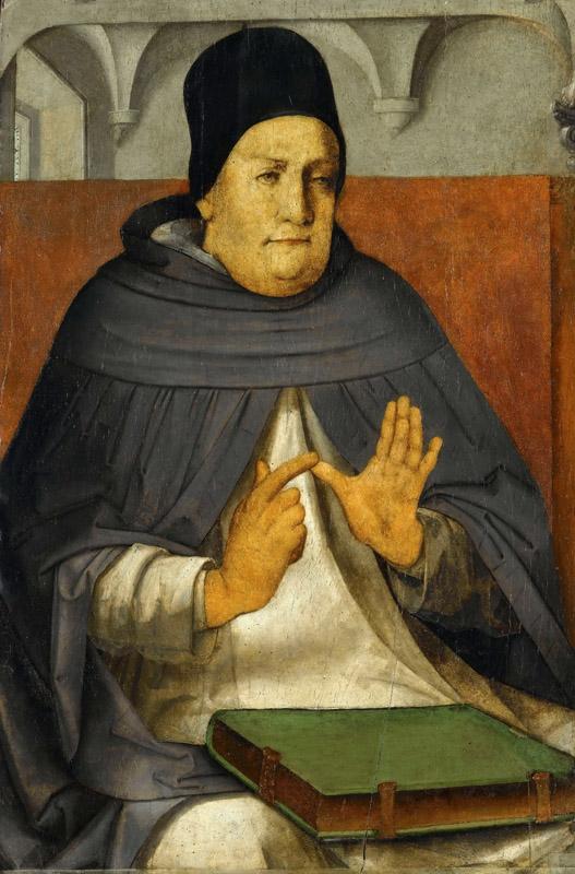 Joos van Wassenhove and Pedro Berruguete -- Saint Thomas Aquinas