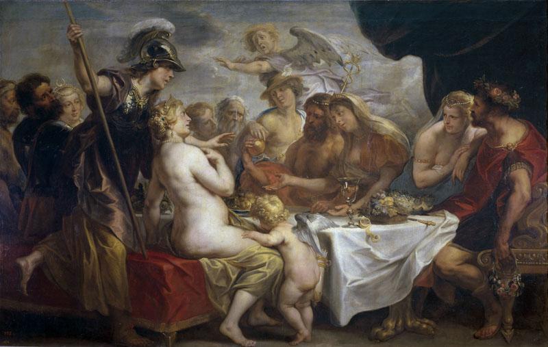 Jordaens, Jacob-Las bodas de Tetis y Peleo-181 cm x 288 cm