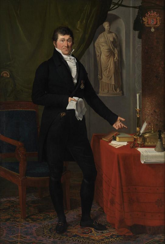 Joseph Ducq - Portrait of barron Charles-Louis de Keverberg de Kessel