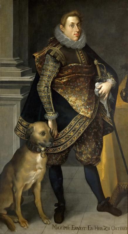 Joseph Heintz the Younger (c. 1600-1678) -- Archduke Maximilian