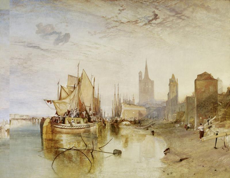 Joseph Mallord William Turner - The Arrival of a Packet-Boat, Evening, 1826