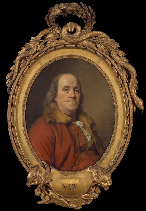 Joseph Siffred Duplessis--Benjamin Franklin (1706-1790)