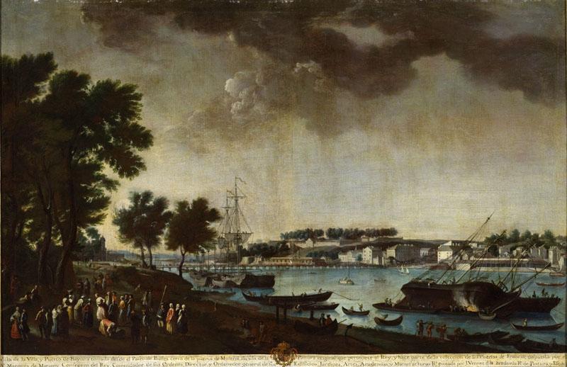 Juan Patricio Morlete Ruiz - View of the City and Port of Bayonne from the Pathways of Boufflers