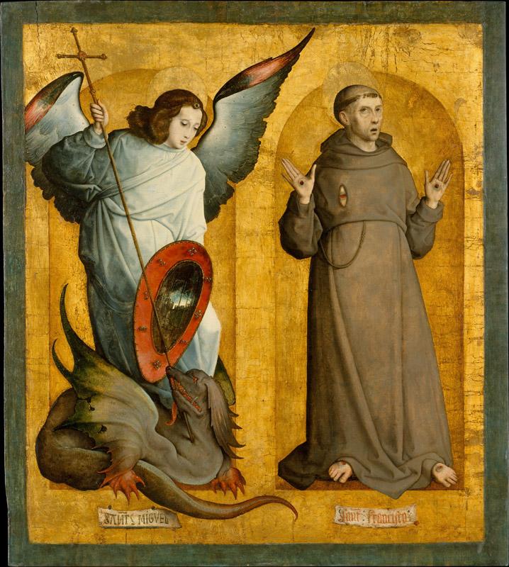 Juan de Flandes--Saints Michael and Francis