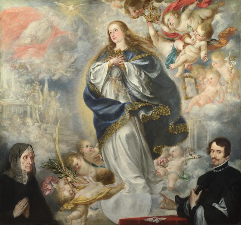 Juan de Valdes Leal - The Immaculate Conception with Two Donors