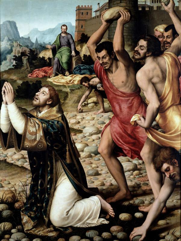 Juanes, Juan de-Martirio de San Esteban-160 cm x 123 cm