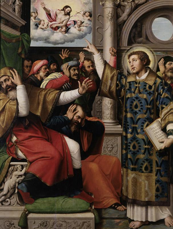 Juanes, Juan de-San Esteban acusado de blasfemo-160 cm x 123 cm