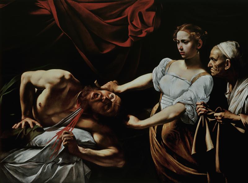 Judith Beheading Holofernes-Caravaggio (c.1598-9)