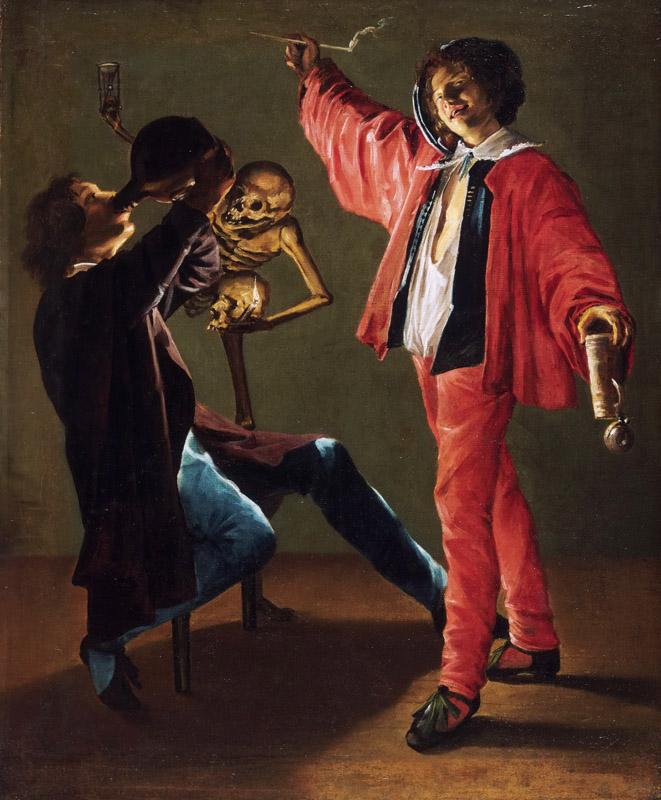 Judith Leyster, Dutch (active Haarlem and Amsterdam), 1609-1660 -- The Last Drop (The Gay Cavalier)