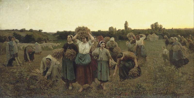 Jules Breton - Calling in the Gleaners