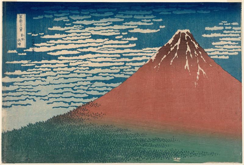 Katsushika Hokusai, published by Nishimuraya Yohachi (Eijudo) - Fine Wind, Clear