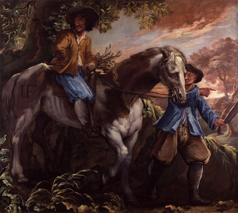 King Charles II on Humphrey Penderel Mill Horse by Isaac Fuller