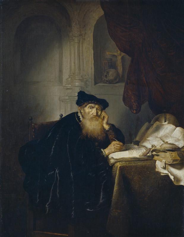 Koninck, Salomon-Un filosofo-71 cm x 54 cm
