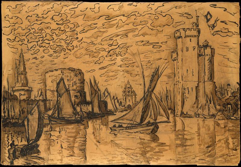 La Rochelle--Paul Signac (French, Paris 1863-1935 Paris)