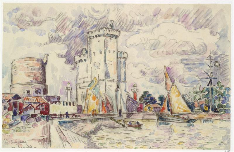 La Rochelle-Paul Signac (French, Paris 1863-1935 Paris)
