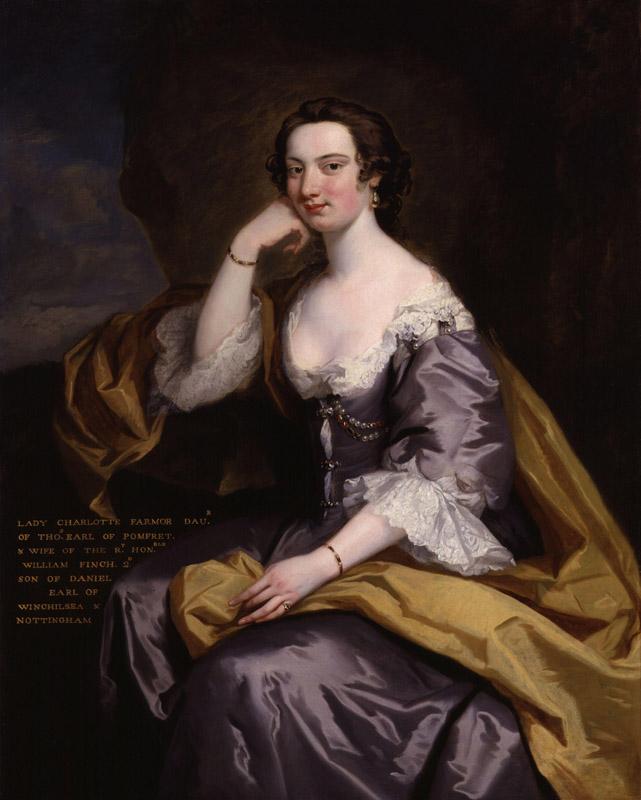 Lady Charlotte Finch (nee Fermor) by John Robinson
