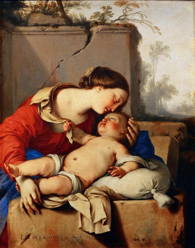 Laurent de La Hyre (1606-1656) -- Virgin and Child