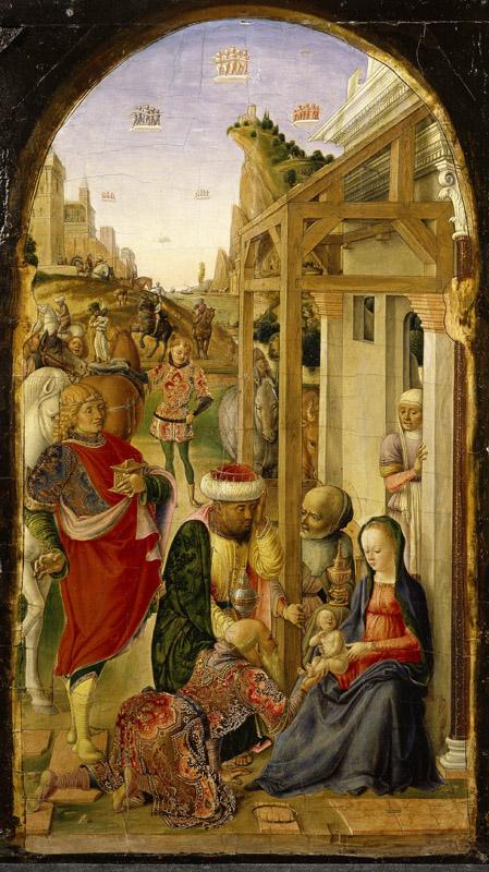 Lazzaro Bastiani - Adoration of the Magi, 1470-1479