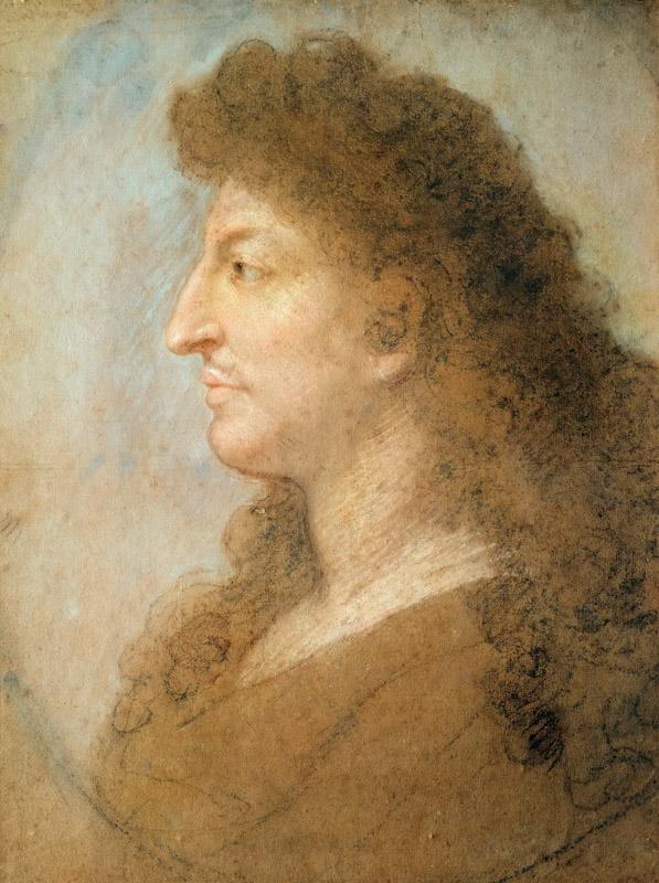 Le Brun, Charles -- Portrait of Louis XIV