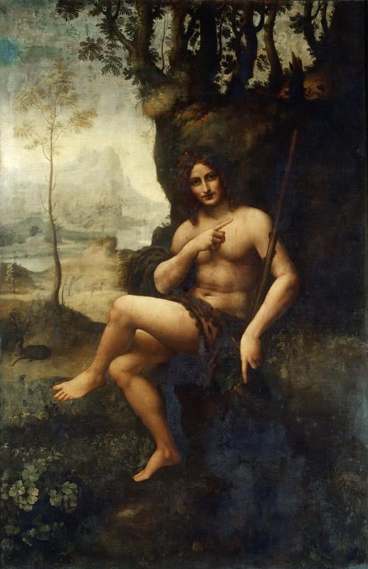 Leonardo da Vinci -- Saint John (Bacchus)