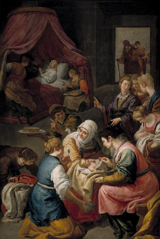 Leonardo, Jusepe-El Nacimiento de la Virgen-180 cm x 122 cm