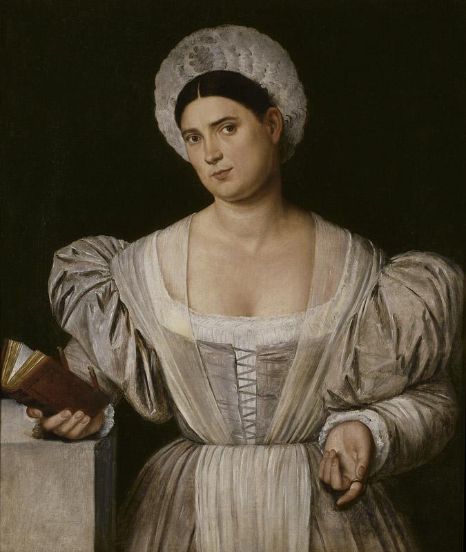 Licinio, Bernardino-Retrato femenino-98 cm x 70 cm