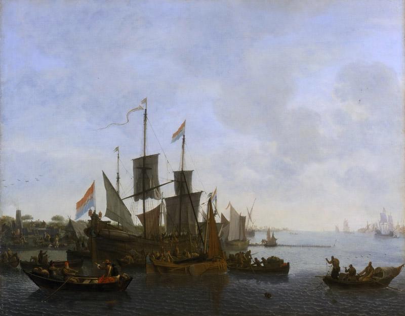 Lieve Pietersz. Verschuier, Dutch (active Rotterdam), c. 1630-1686 -- Marine