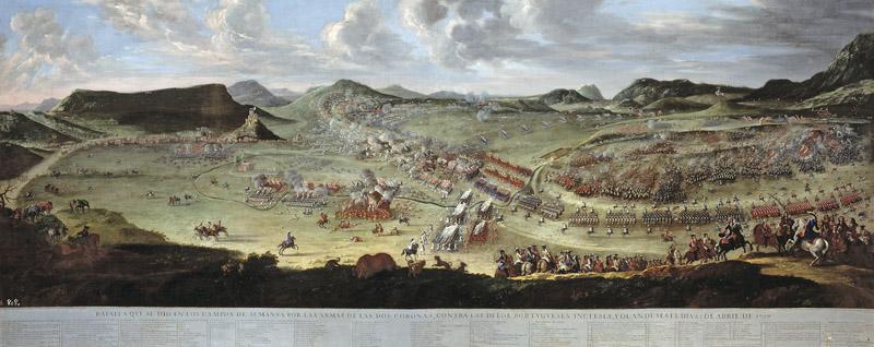 Ligli, Buonaventura Pallotta, Filippo-La Batalla de Almansa-161 cm x 390 cm
