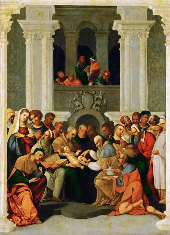Lodovico Mazzolino -- Circumcision of Christ