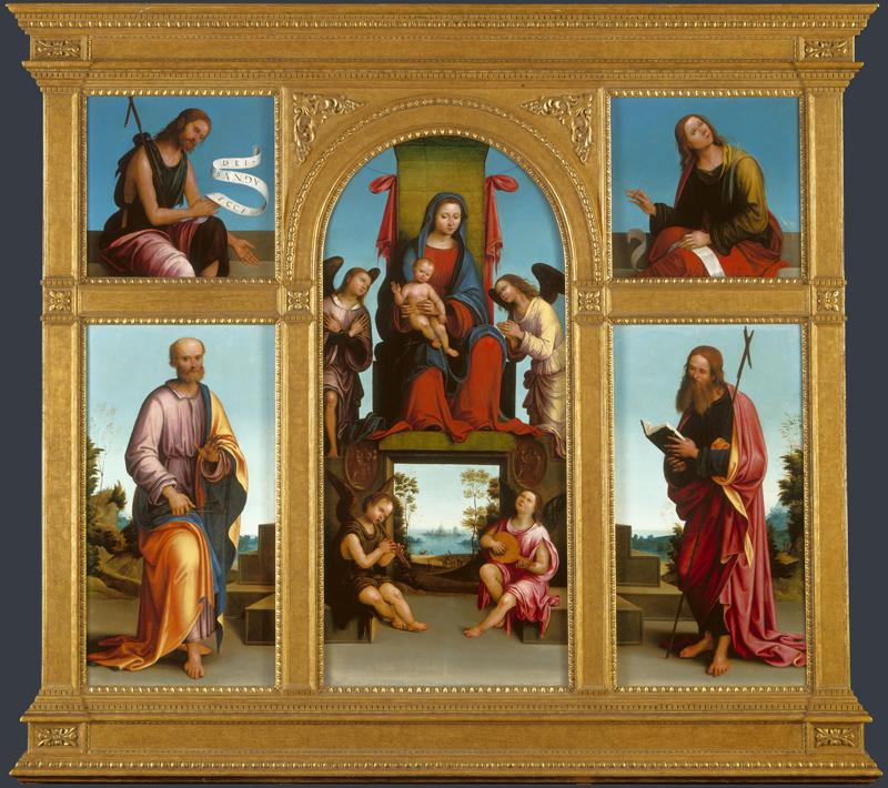 Lorenzo Costa - High Altarpiece, Oratory of S