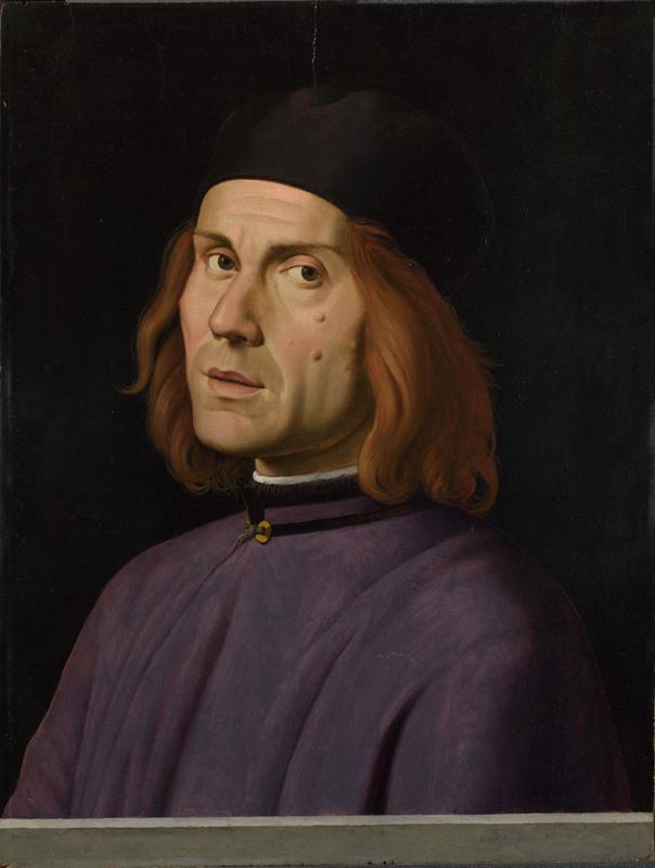 Lorenzo Costa - Portrait of Battista Fiera