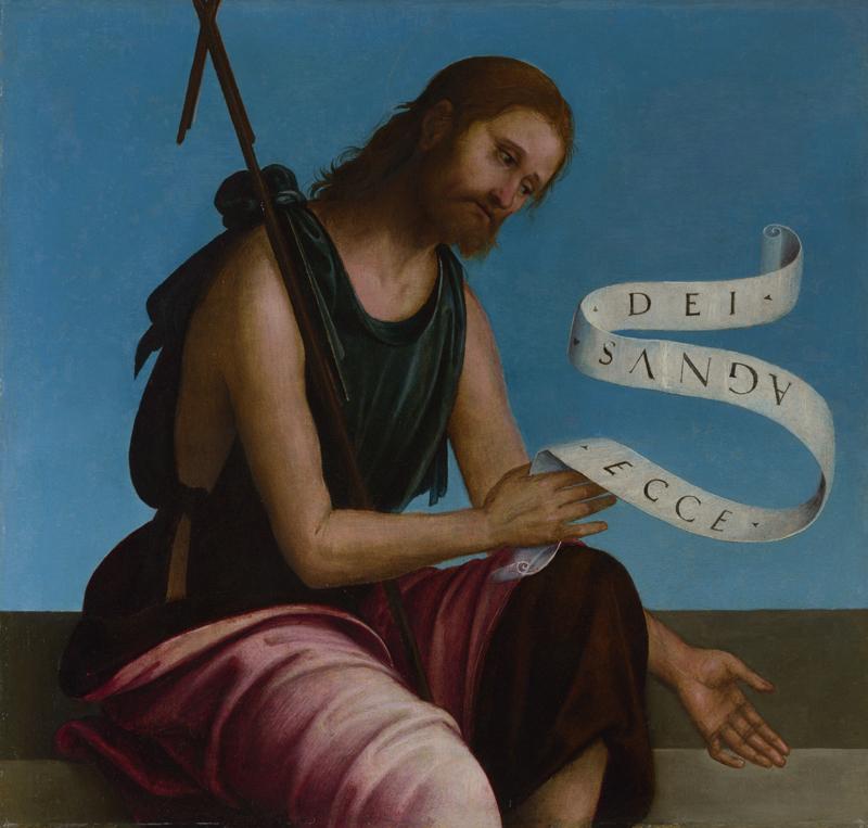 Lorenzo Costa - Saint John the Baptist
