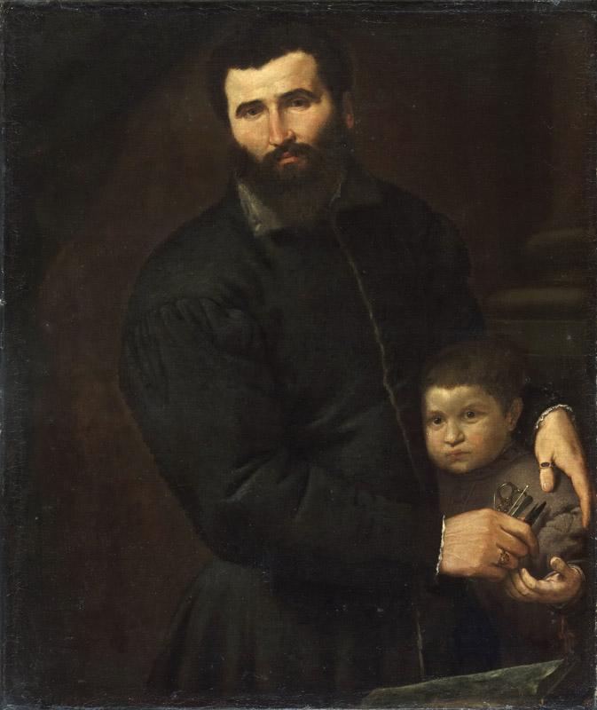 Lorenzo Lotto (Lorenzo di Tommaso Lotto), Italianfirst documented 1503, died 1556 -- Portrait of Gian Giacomo Stuer and His Son Gian Antonio