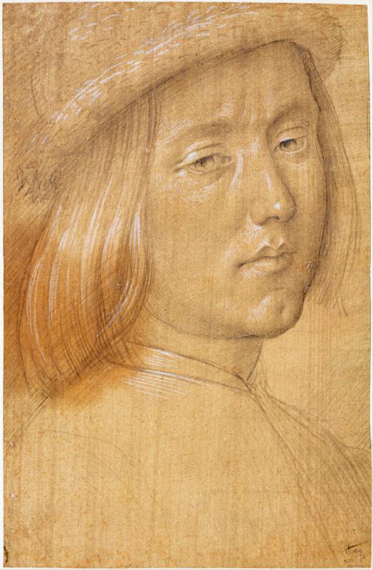 Lorenzo di Credi (1460-1537)-Head of a Youth