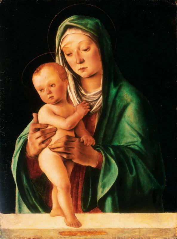 Lorenzo di Ottavio Costa, Italian (active Bologna, Ferrara, and Mantua), c. 1460-1535 -- Virgin and Child