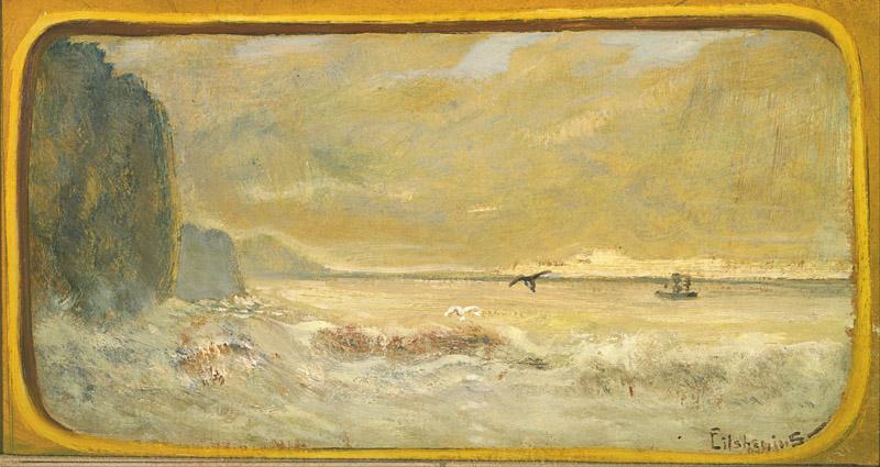 Louis Eilshemius (1864-1942)-Surf and Boat