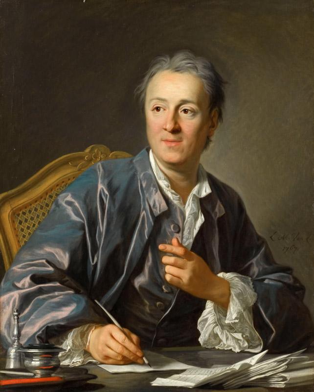 Louis Michel van Loo -- Denis Diderot