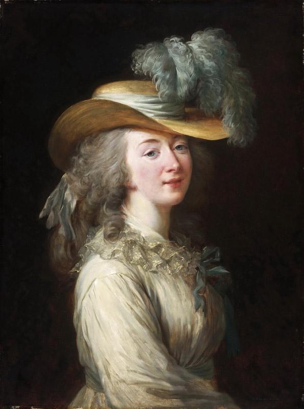 Louise-Elisabeth Vigee-Lebrun, French, 1755-1842 -- Portrait of Madame Du Barry
